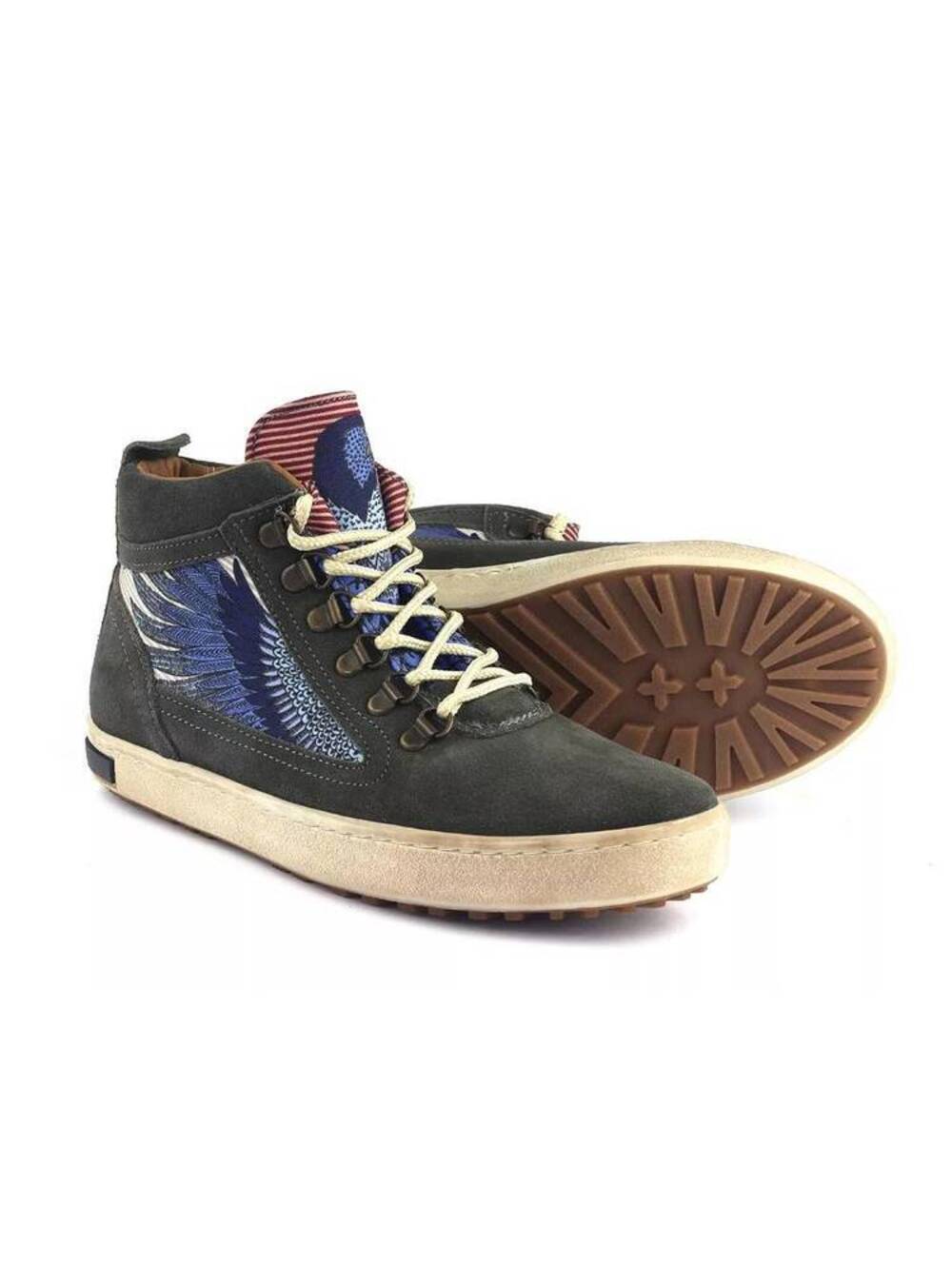 Inkkas Bald Eagle High Top Suede Camping Boots Size W9 / M7
